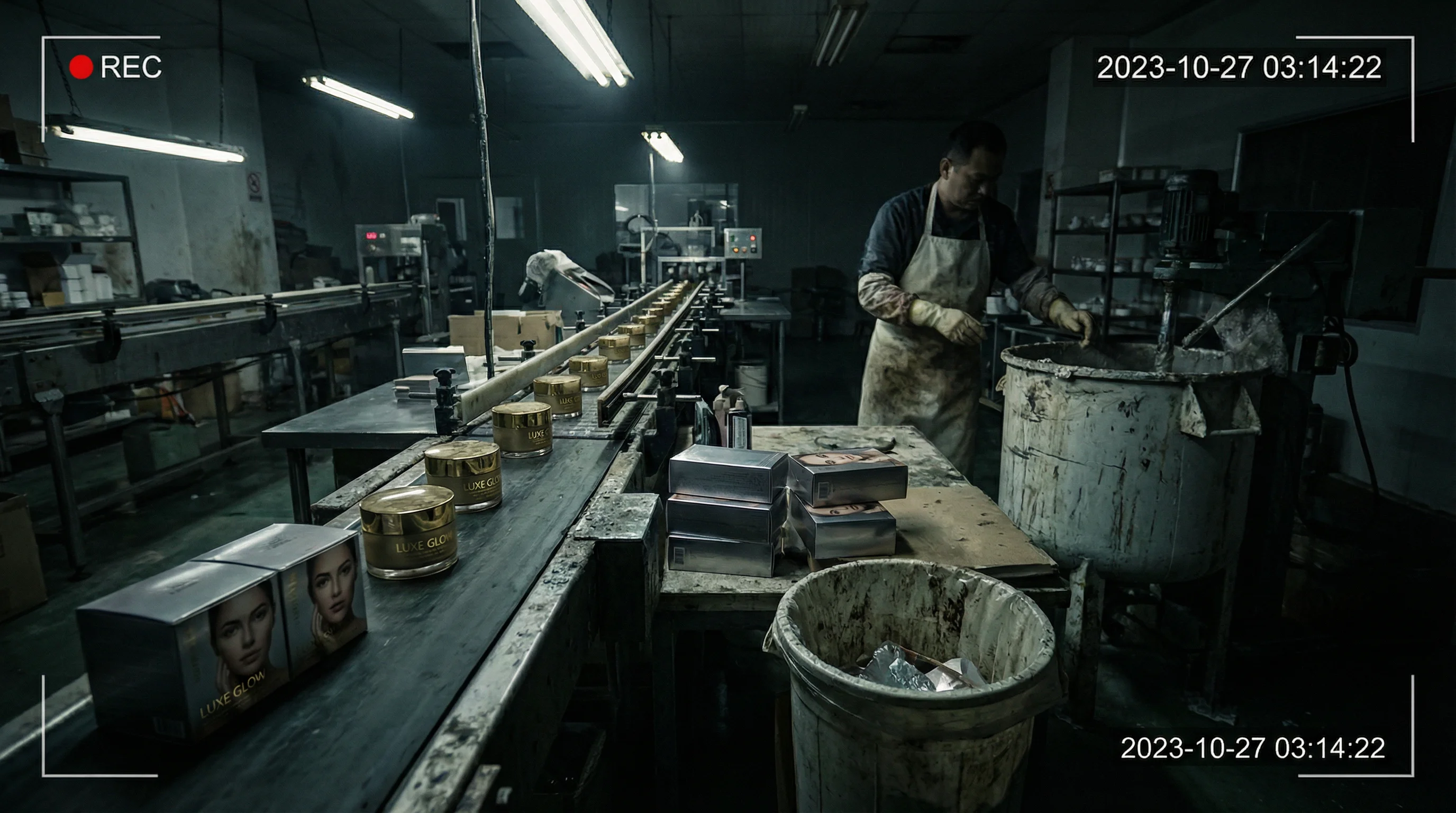 黑料不打烊 - 知名美妆博主自有品牌代工厂暗访实录：宣传与实际严重不符